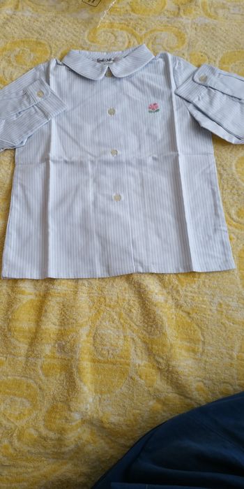 Рубашечки розовая и голубая и набор для девочки