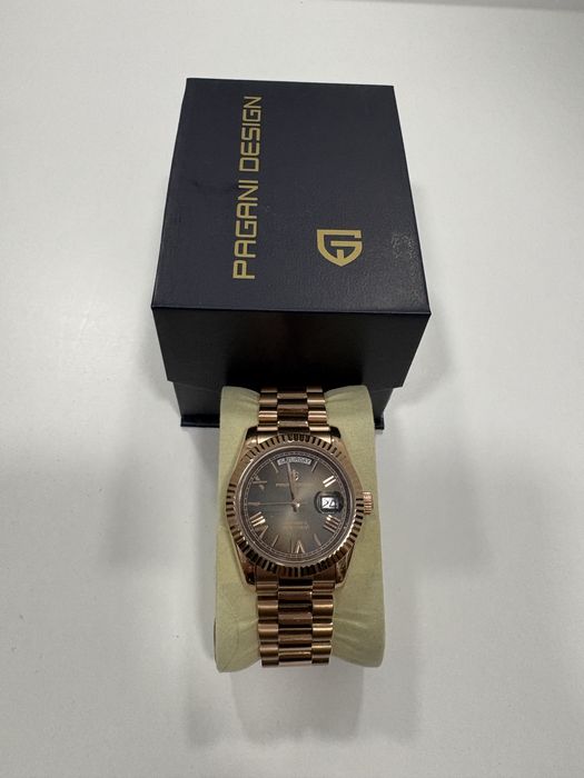 Pagani desing day date rose gold 36mm