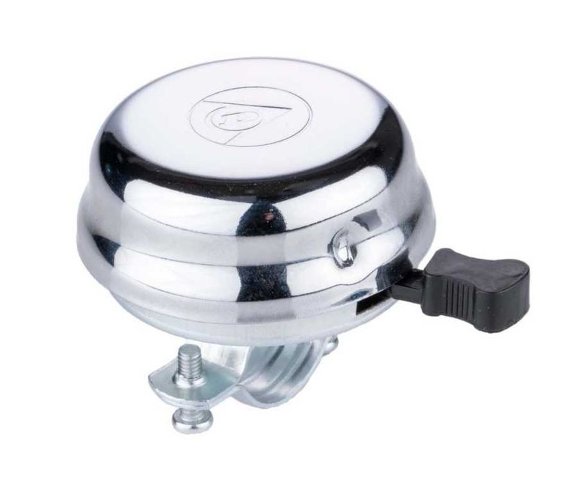 Звънец за велосипед Dunlop сребърен универсален