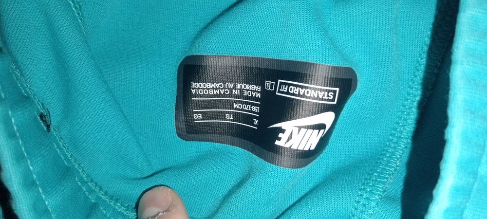 Pantaloni nike tech turcoaz