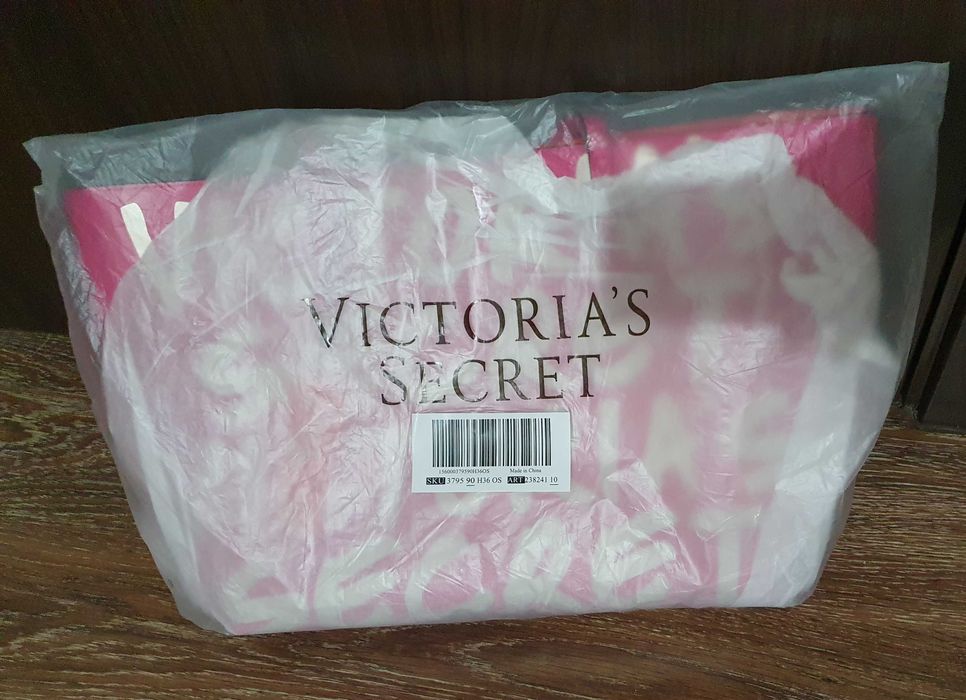 Кожена чанта 3в1 Victoria's Secret pink-gold-140лв.НОВА
