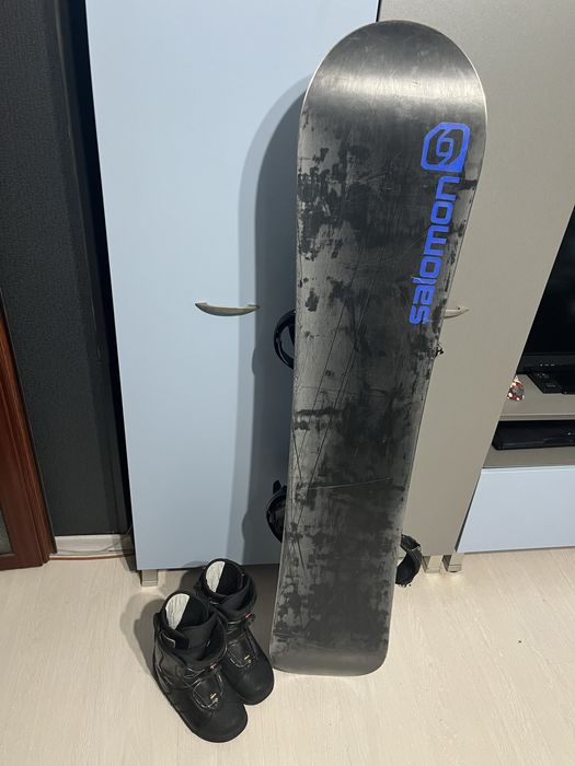 Сноуборд Salomon 145см с автомати и обувки head
