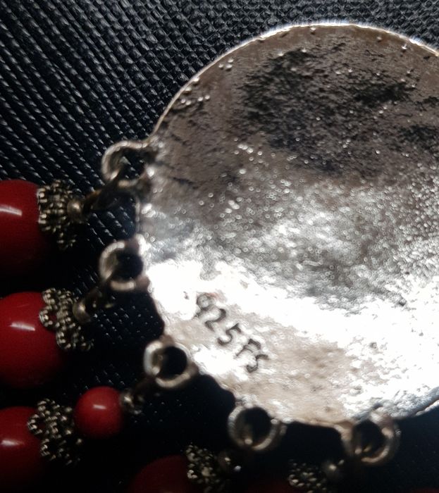 Серьги в национальном стиле, серебро