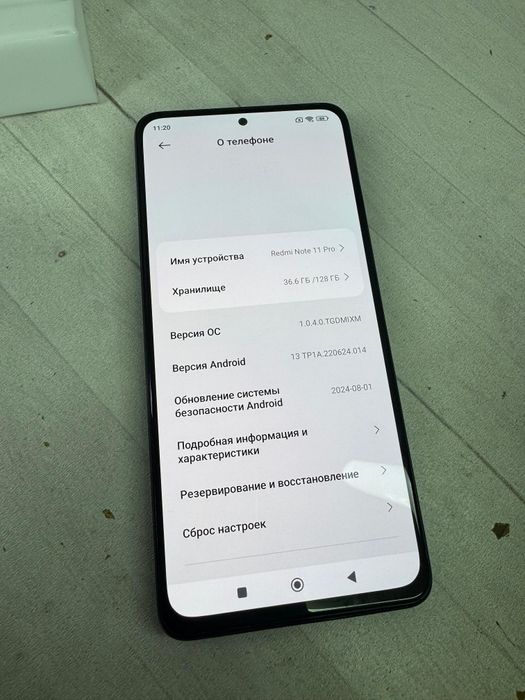 Redmi Note 11 Pro 128гб Нур Маркет (5077)