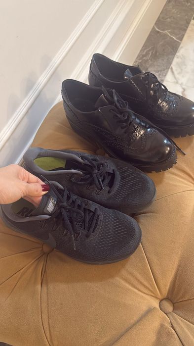 Nike черные кроссовки