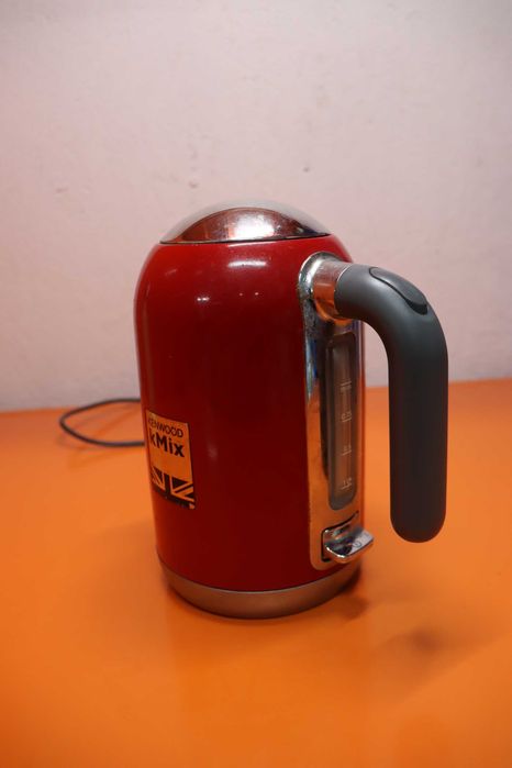 Електрическа кана Kenwood kMix 1 л Червена 2200 W - Kenwood kMix, 1 л, Червен, Метал, Бутони, Бутон, Неръждаема стомана