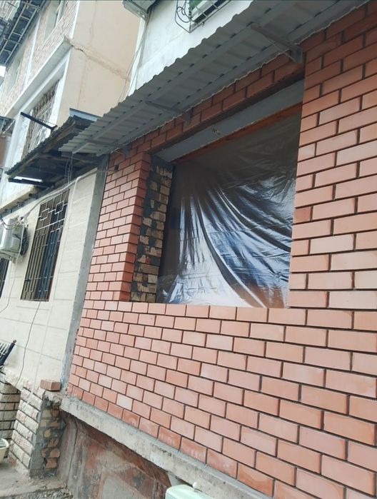 Кладка кирпича ремонт балконы установка решотки казирог