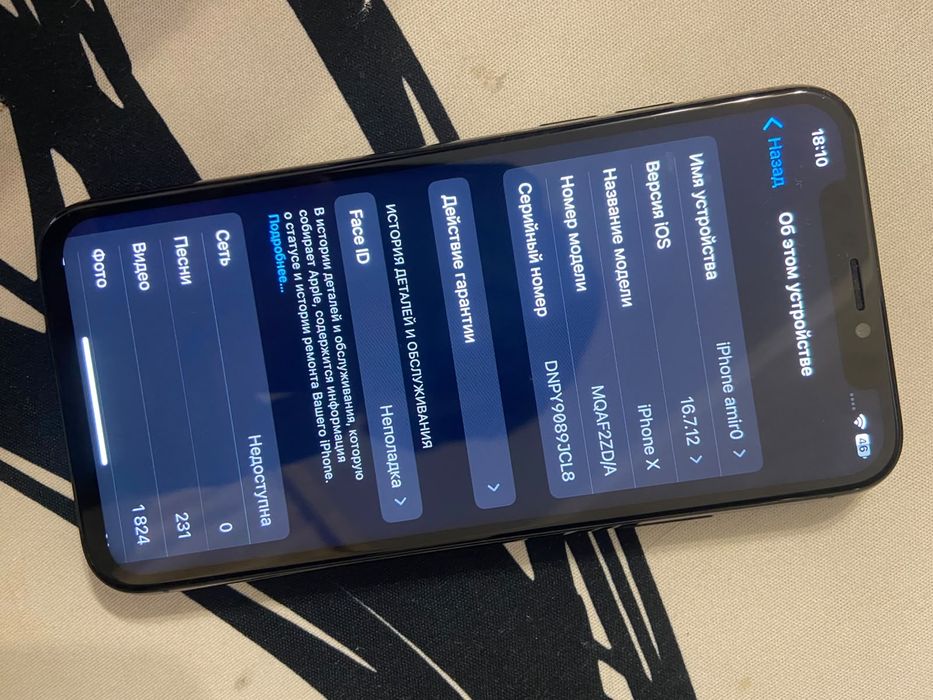 iPhone x 256gb 100%