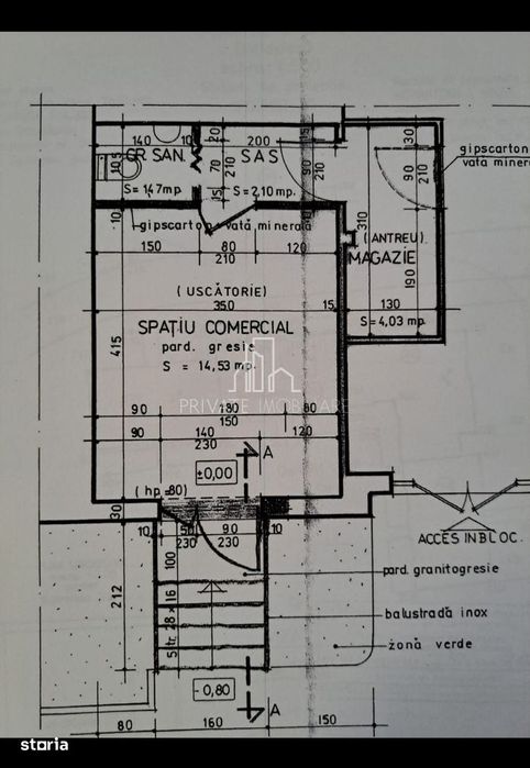 Spatiu Cmercial de Vanzare, 22mp utili, Zona Fortuna, Tudor