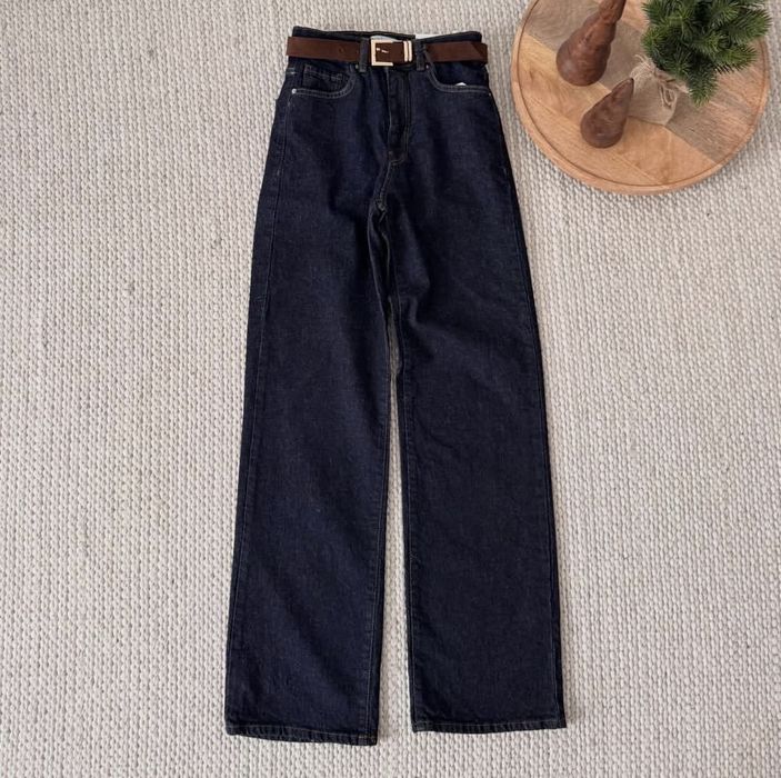 Тъмни прави Дънки 38 размер