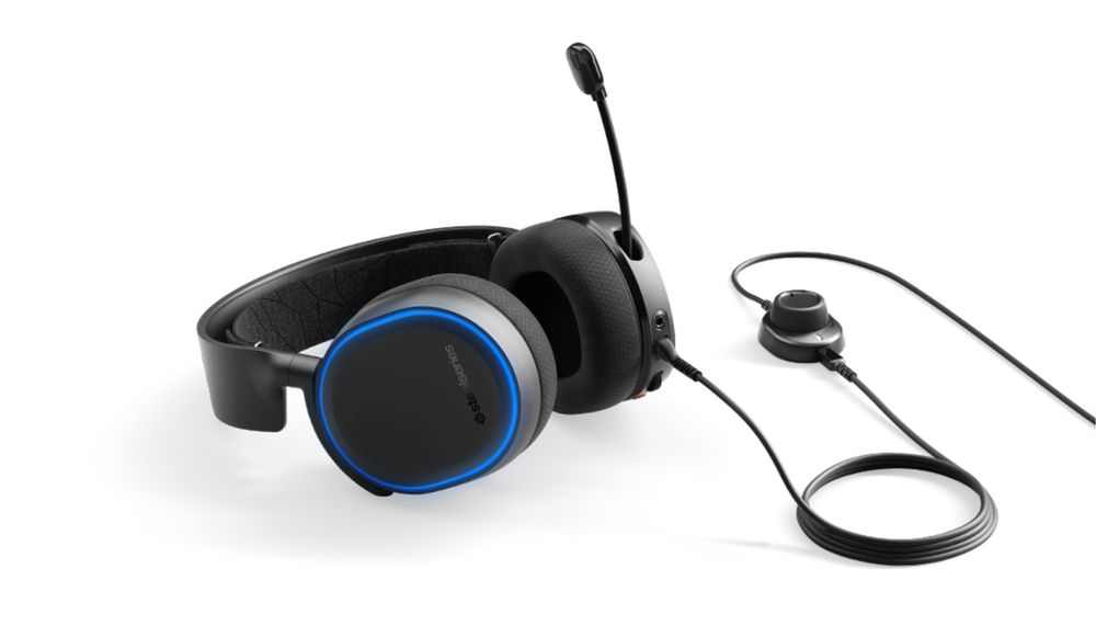 Casti Steelseries Arctis 5 wired DTS headphone for Pc /playstation ...