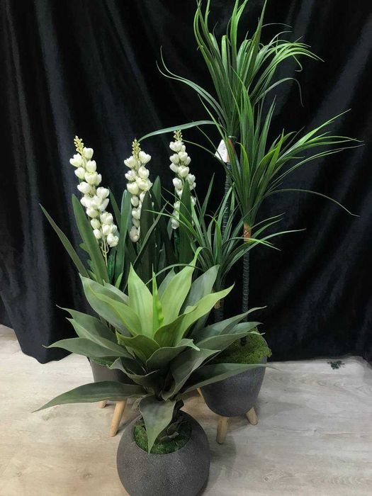 Искусственные деревья в горшке – интерьер, офис, зал, кафе