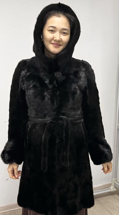 Норковая шуба бу