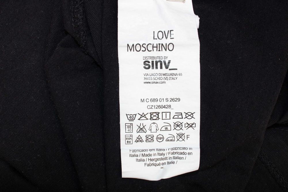 Moschino оригинална дамска тениска Teddy Bear This Is Not A Toy блуза