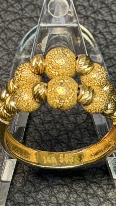 Златен пръстен 14 K 585 Gold zlaten prasten zlatni