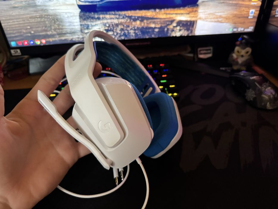 Logitech - G335, бели/сини