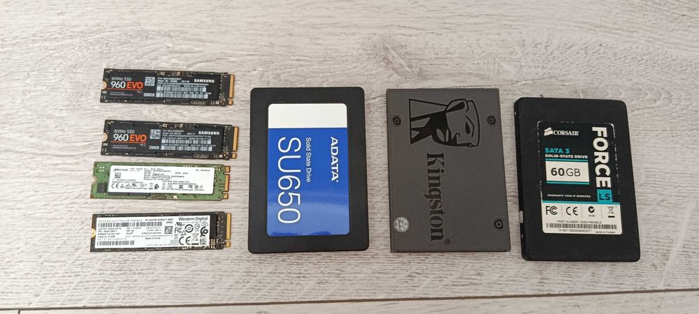 SSD SATA Nvme M.2 pcie 60GB 120GB 250GB 500GB