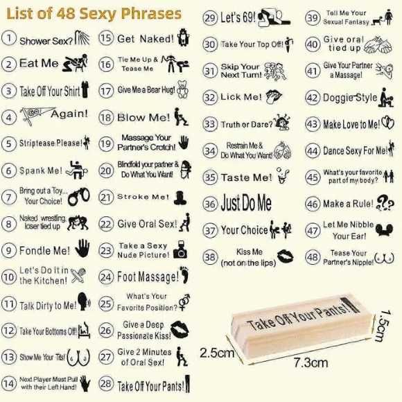 Jenga joc adulti cadou perfect Valentines Day, cupluri romantice 18+