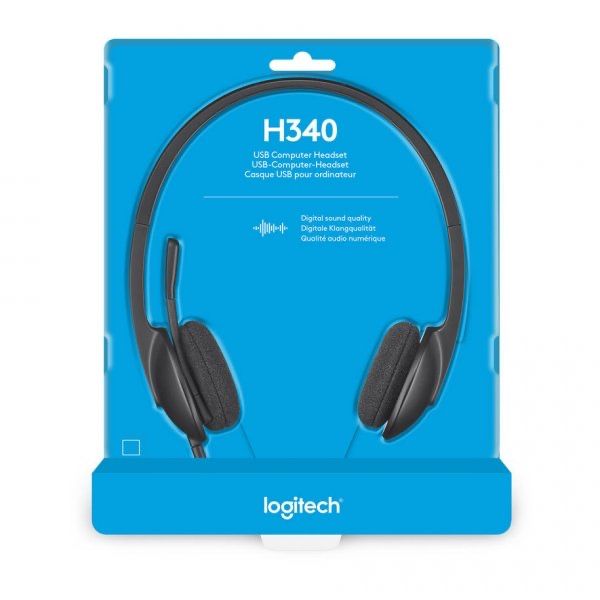 Слушалки LOGITECH H340 USB
