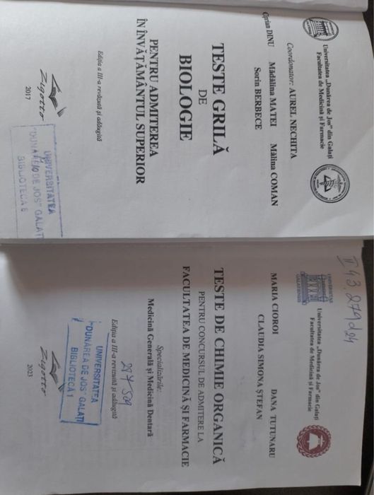 Grile admitere medicina Galati 2026