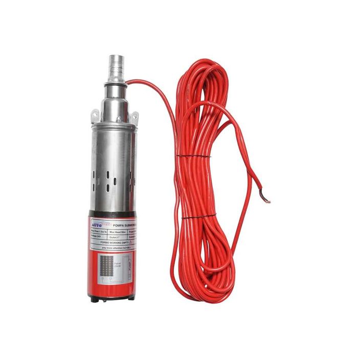 Kit complet pompa apa 24V, 1.5 mc/h + panou fotovoltaic 250w + controler 20Ah + doua baterii 12V/ 18Ah