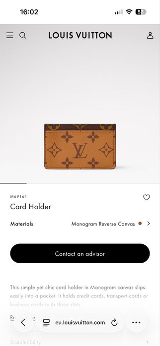 Картхолдер LV для карточек