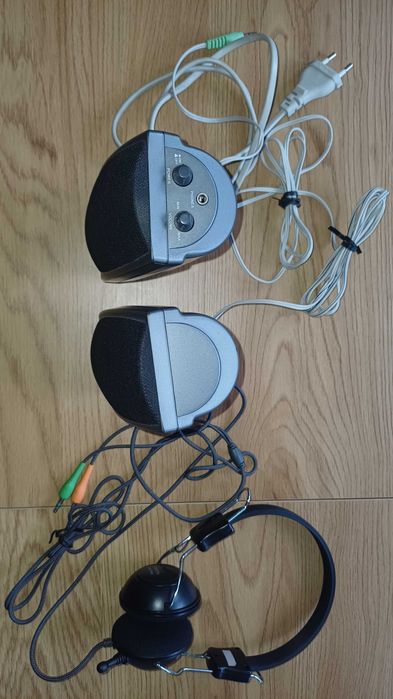 Компютърни тонколони,слушалки и чинчове