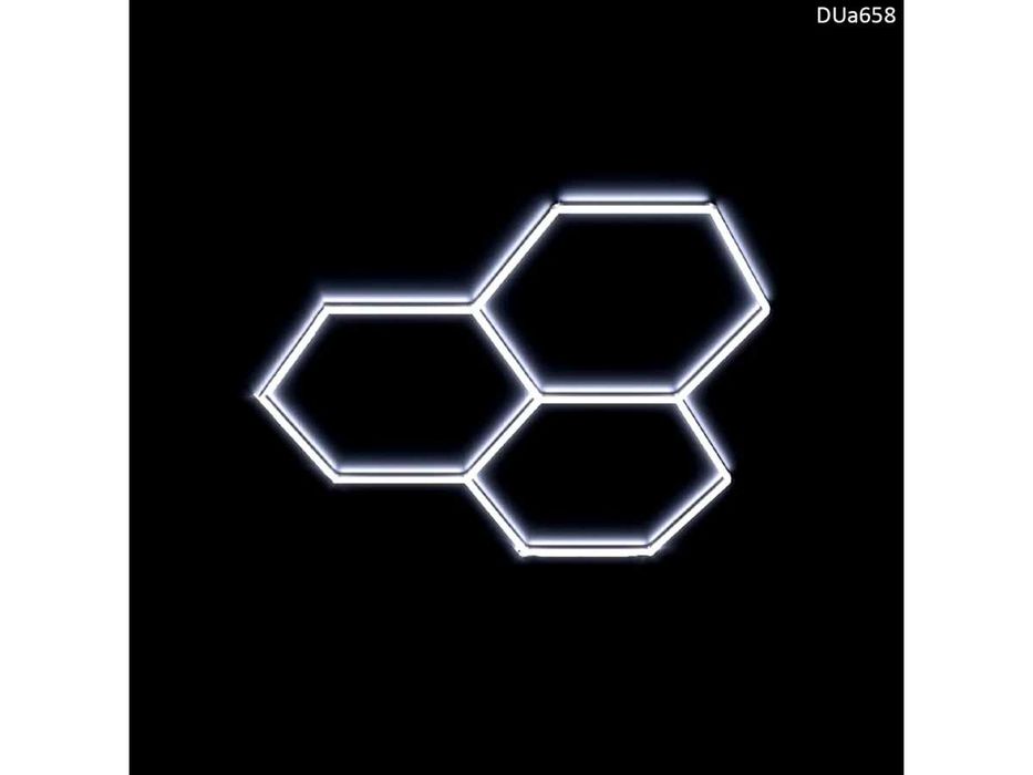 ILuminare Garaje tavan Fagure lumină albă uniformă honeycomb hexagon