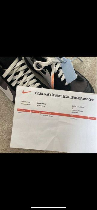 Nike Blazer Mid Off-White Grim Reaper