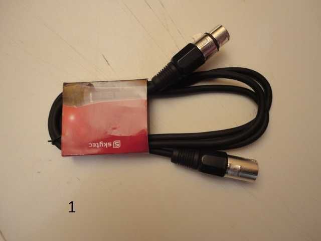 продавам чисто нови XLR кабели- 1.5 м. и отделни конектори за същите