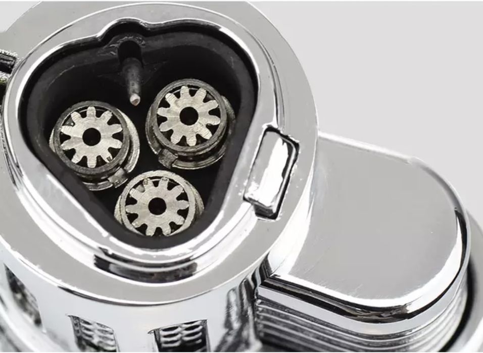 запалка за пури с пламък троен джебел пънчер разразяване пури луксозна