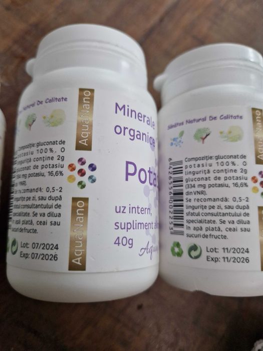 Magneziu și potasiu organic, sigilat