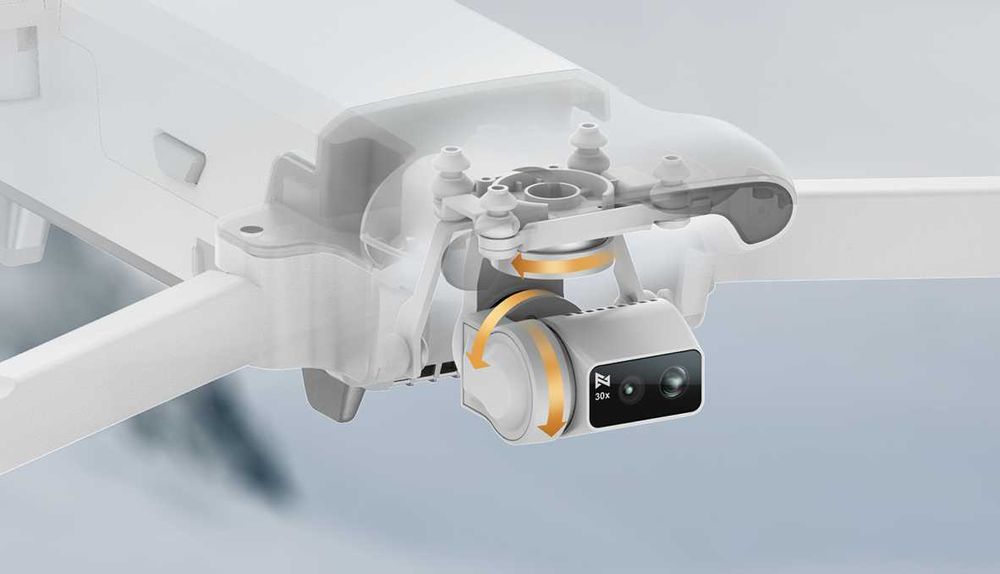 Промоция Fimi X8 Tele Max, 20 км, 47 мин,30 zoom, 48Mp, двойна камера