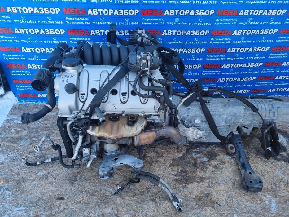 Двигатель 4.5 на Порш Каен / Porsche Cayenne 955