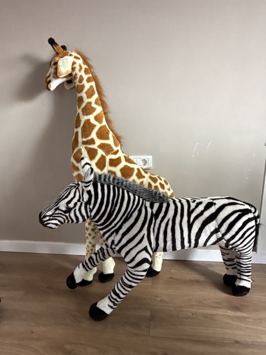 Girafa Gigant 135 cm inaltime zebra lungime 110 cm