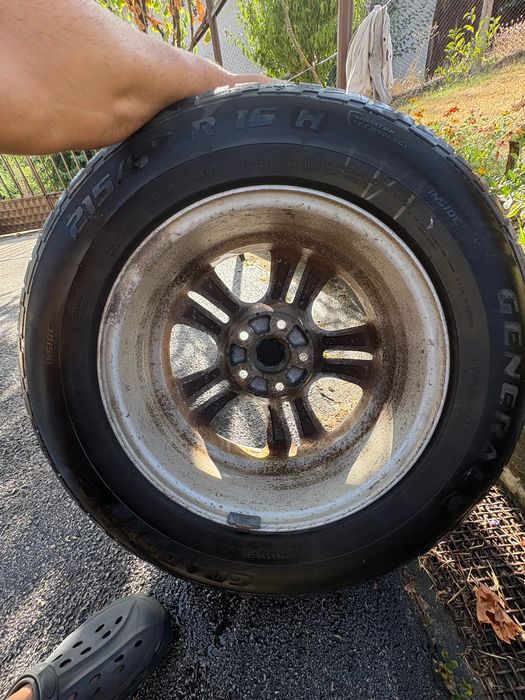 Джанти за Mitsubishi 16” 6.5J ET46 5x114.3 + гуми 215/65 R16 – комплект 4 бр.