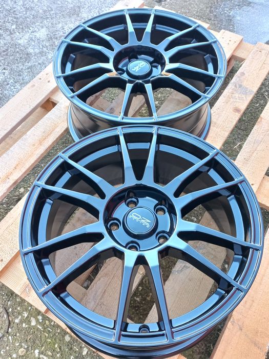 18"O.Z 5x112 Vw Audi Škoda Seat Mercedes 8Ж ет40 Piano Black Чисто Нов