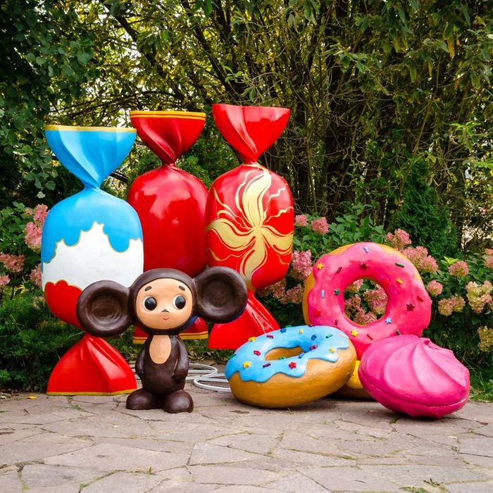 Декоратив обьёмли фигуралар йенгил мустахкам пластик материалдан