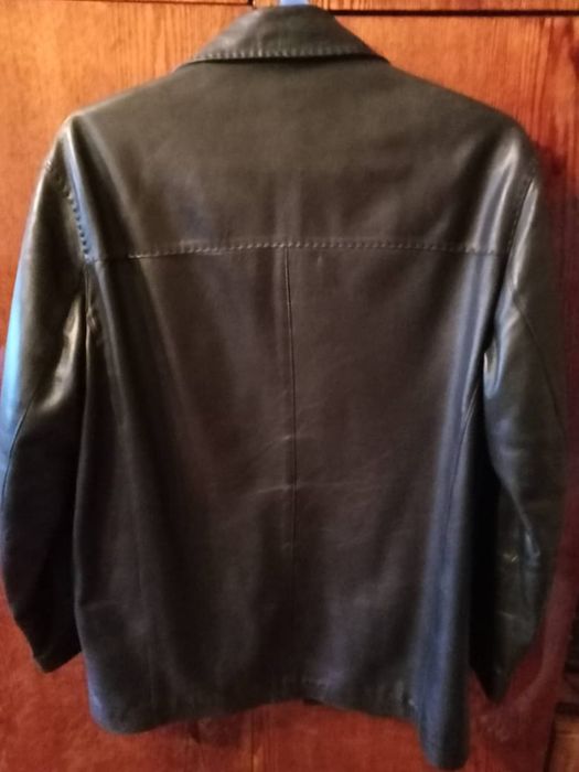 Куртка кожаная б у