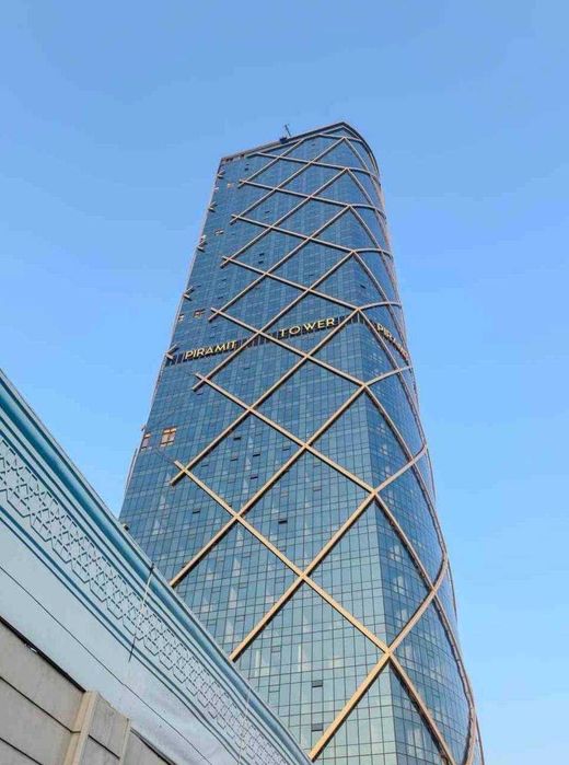 Piramit Tower 2/37/44 58м2 коробка квартира вид на Ташкент сити: