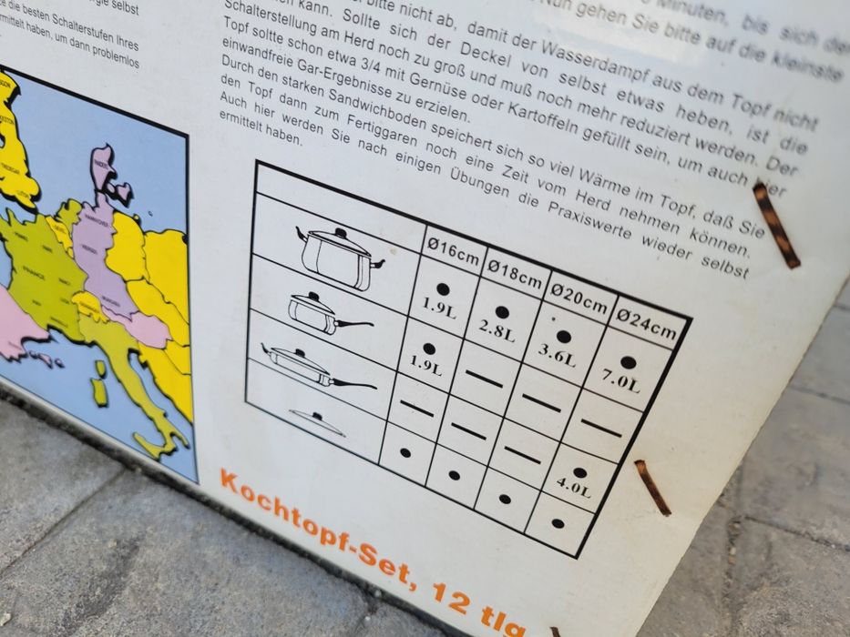 Комплект тенджери 12 части