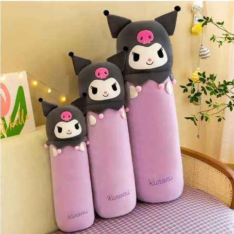 Плюшена играчка възглавница Hello Kitty Kuromi, 55см, Кити играчка