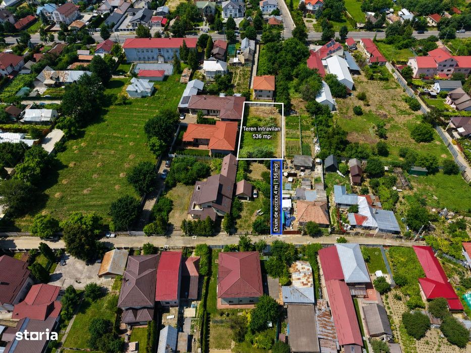 Teren intravilan 536 mp de vanzare in Bacau – la 2 km de Arena Mall