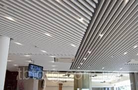 Кубообразный реечный потолок