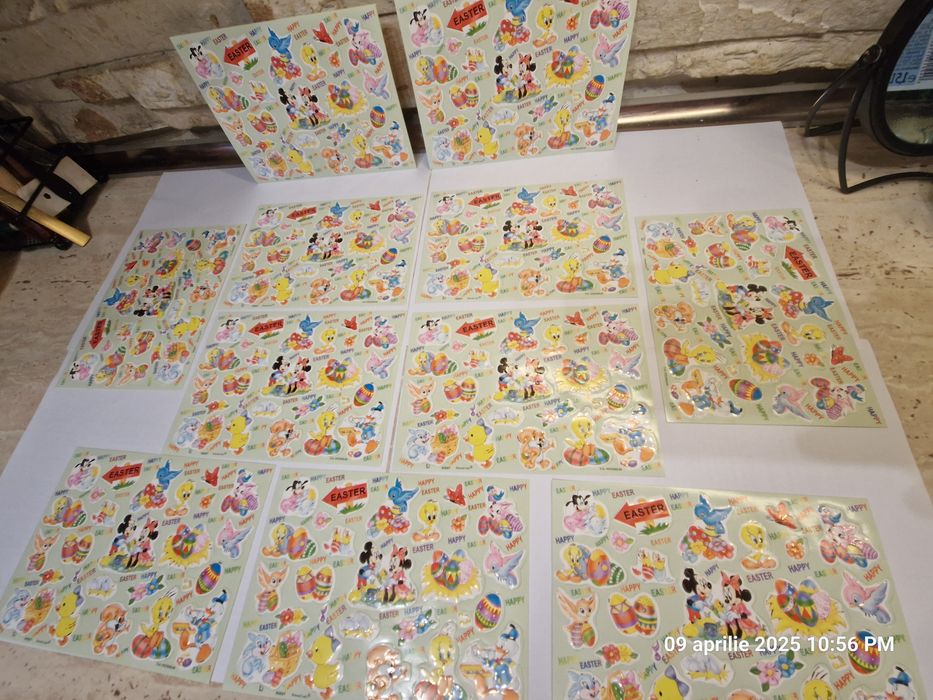 Autocolante, decoratiuni, figurine de Paste