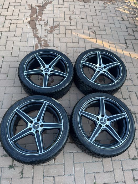 Jante 5x112 R19 Mercedes A/C/E/S/Clk/Cls/Cla /AudiA4/A5/A6/Vw ,Anvelope 245/40/19 ,Senzori presiune roti