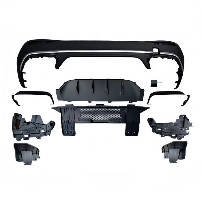 Заден Дифузьор GLC63 AMG за Mercedes GLC X254 SUV 2023+ Сребрист