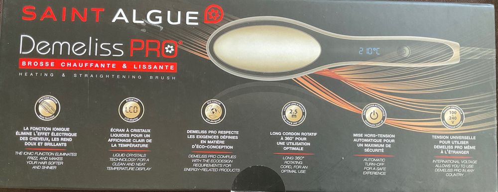 Demelis/Демелис четка за изправяне на коса SAINT ALGUE PRO