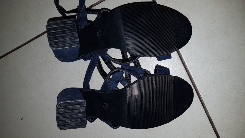 Sandale dama bleumarin noi 38