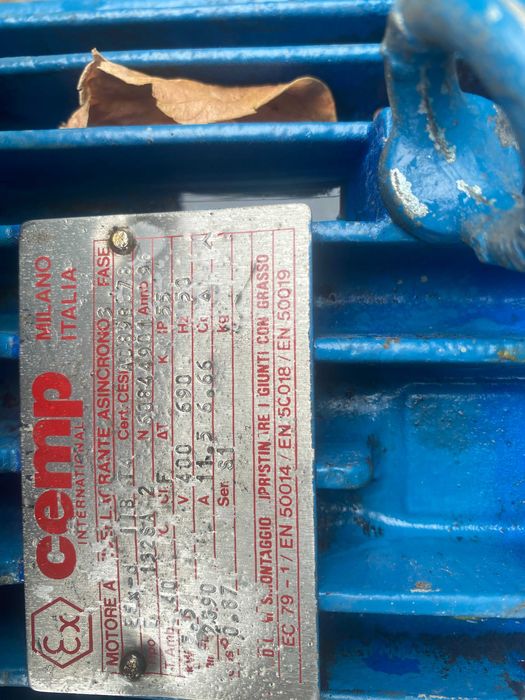 Центробрежен Вентилатор тип охлюв ел.мотор CEMP  5.5kw